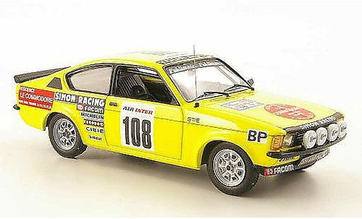 Opel Kadett C GT/E 1/43 IXO Coupe No.108 Tour de France Auto 1979 diecast model cars