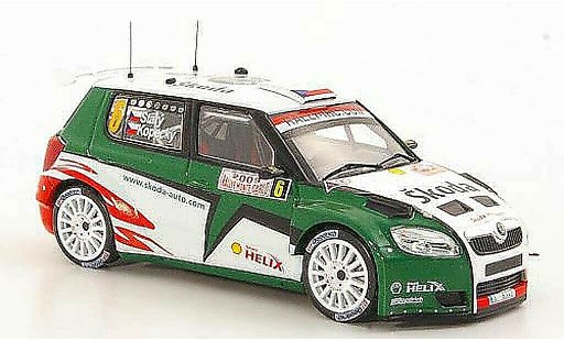 Skoda Fabia S2000 1/43 IXO No.6 J.Kopecky / P.Stary Rally Monte Carlo 2009 diecast model cars