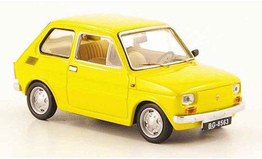 Fiat 126 126P 1/43 IST Models Polski P yellow 1973 diecast model cars