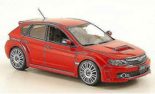 Subaru Impreza WRX 1/43 J Collection STI 2.5 red 2009 diecast model cars