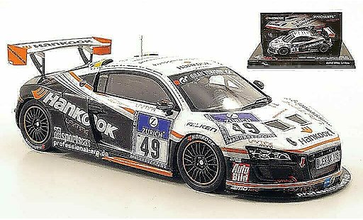 Audi R8 lms 1/43 Minichamps No.49 24h Nurburgring 2010 diecast model cars