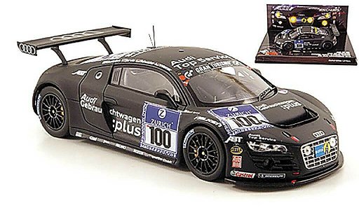Audi R8 lms 1/43 Minichamps No.100 Team Abt 24h Nurburgring 2010 diecast model cars