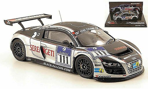 Audi R8 lms 1/43 Minichamps No.111 Black Falcon 24h Nurburgring 2010 diecast model cars