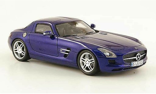 Mercedes B Coupe 1/43 Spark AMG blue 2009 diecast model cars