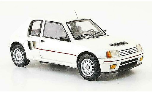 Peugeot 205 Turbo 16 1/43 Spark white 1984 T16 diecast model cars
