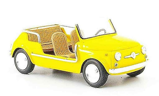 Fiat 500 Jolly 1/43 Spark yellow 1961 diecast model cars