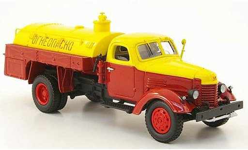 Zis 150 Base 1/43 DIP Models Tankwagen red/yellow diecast model cars