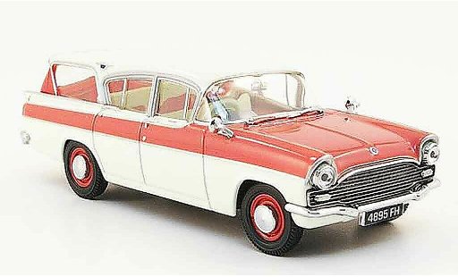 Opel Cresta Base 1/43 Oxford Friary Estate pink white diecast model cars