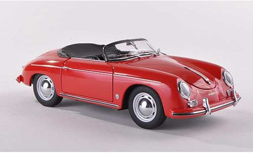 Porsche 356 1955 1/43 Autoart Speedster red Version europeenne diecast model cars