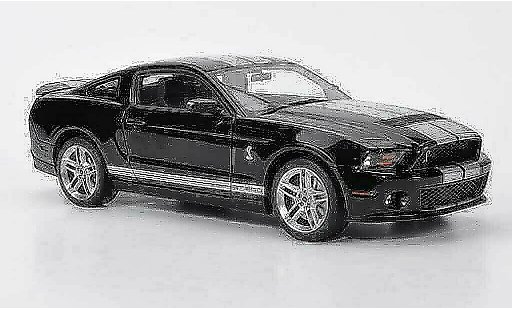 Shelby GT 500 2010 1/18 Autoart black with grey metalliseenen stripes diecast model cars