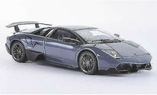 Lamborghini Murcielago LP670 1/43 Autoart 4 SV grey/carbon 2009 diecast model cars