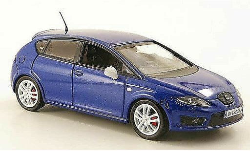 Seat Leon Cupra 1/43 Hachette R blue diecast model cars