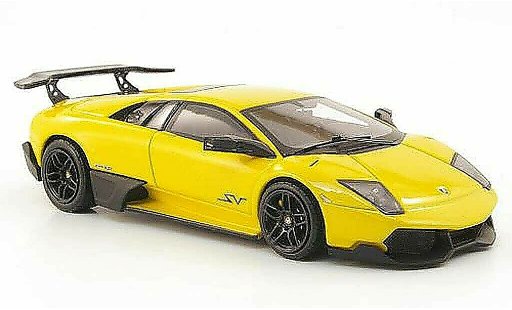 Lamborghini Murcielago LP670 1/43 Hot Wheels Elite SV yellow (Elite) diecast model cars