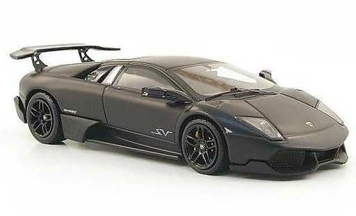 Lamborghini Murcielago LP670 1/43 Hot Wheels Elite SV mattblack (Elite) diecast model cars