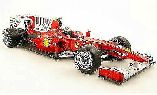 Ferrari F1 F2010 1/18 Hot Wheels f10 no.8 santander gp bahrain 2010 diecast model cars