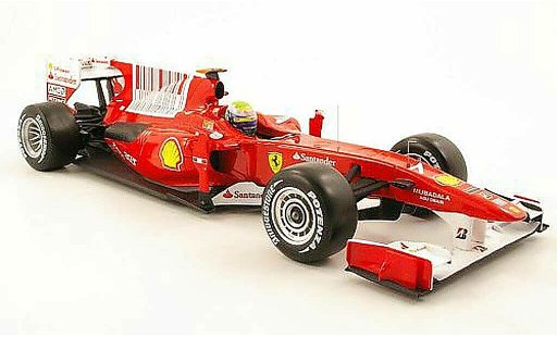 Ferrari F1 F2010 1/18 Hot Wheels f10 no.7 santander gp bahrain 2010 diecast model cars