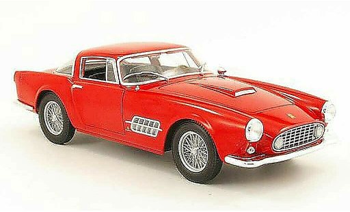 Ferrari 410 Coupe 1/18 Hot Wheels superamerica red diecast model cars