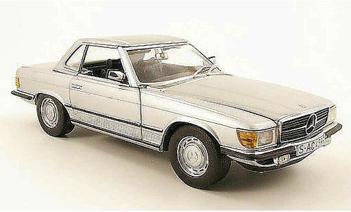 Mercedes 350 Base 1/18 Sun Star (r107) hardtop grey metallized 1977 diecast model cars
