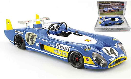 Simca Matra MS670 1/18 Kyosho no.14 cevert/ganley 24h le mans 1972 diecast model cars