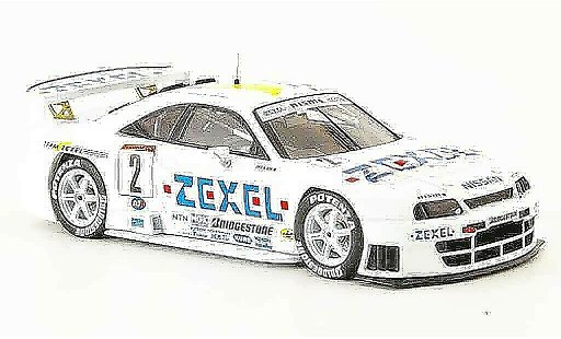 Nissan Skyline R33 1/43 Ebbro Zexel No.2 JGTC 1998 diecast model cars