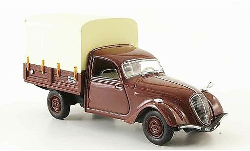 Peugeot 202 Fourgonnette 1/43 Norev camionette brown flatbed diecast model cars