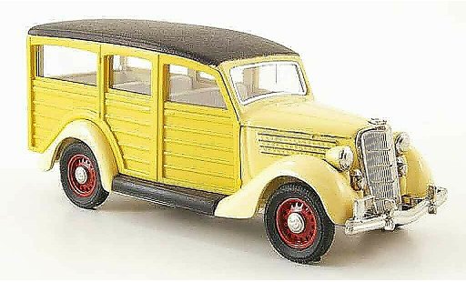 Ford 35 Type Woody 1/43 Rextoys Station Wagon beige 1935 diecast model cars
