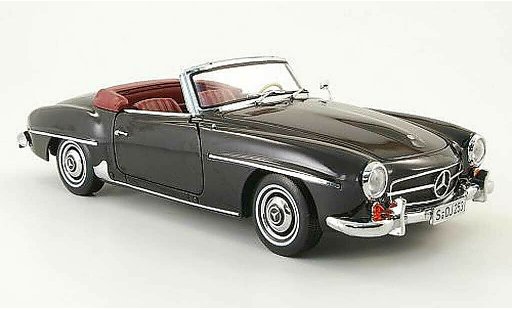 Mercedes 190 Base 1/18 Norev (w121 bii) black diecast model cars