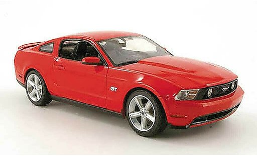 Ford Mustang GT 1/18 Greenlight red 2010 diecast model cars