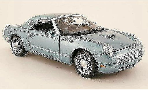 Ford Thunderbird Retro 1/18 Maisto blue metallized hardtop diecast model cars