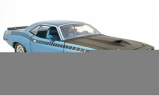 Plymouth Cuda 1970 1/18 Highway 61 aar blue diecast model cars
