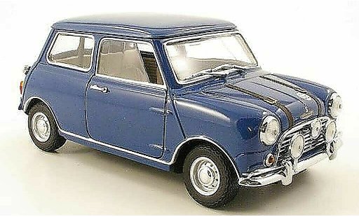 Austin Mini cooper s 1/18 Kyosho mk1 blue diecast model cars