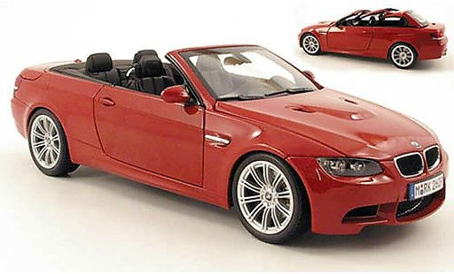 Bmw M3 Cabriolet 1/18 Kyosho E93 red diecast model cars