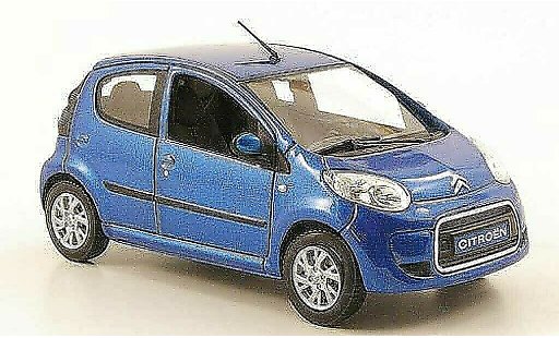Citroen C1 Berline 1/43 Norev blue 5-portes 2009 diecast model cars