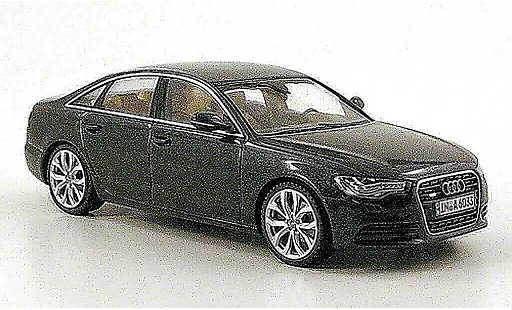 Audi A6 berline 1/43 Schuco (C7) blue-grey 2011 diecast model cars