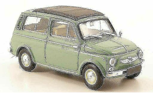 Steyr Puch 700 Base 1/43 Brumm C green closed 1961 diecast model cars