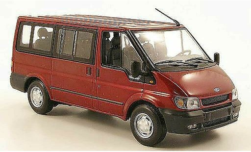 Ford Transit Bus 1/43 Minichamps Tourneo red 2000 diecast model cars