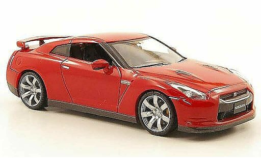 Nissan Skyline R35 1/43 Fujimi GT-R red LHD 2007 diecast model cars