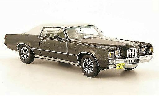 Pontiac Grand Prix Hardtop 1/43 Neo Coupe black-vert/white 1972 diecast model cars