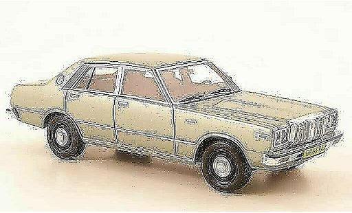 Datsun 200L Berline 1/43 Neo Laurel (C230) greygreen diecast model cars