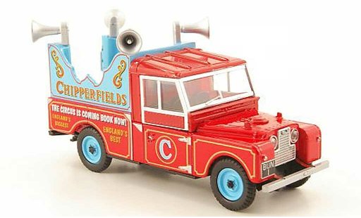 Land Rover 109 Base 1/43 Oxford Pick Up Chipperfields Werbefahrzeug diecast model cars