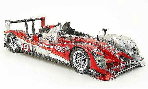 Audi R15 course 1/18 Spark tdi no.9 24h le mans 2010 t.bernhard / r.dumas / m.rockenfeller diecast model cars
