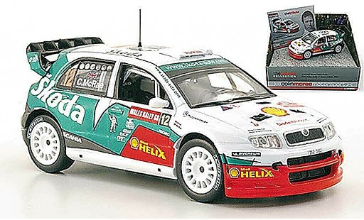 Skoda Fabia WRC 1/43 Vanguards Turbo No.12 McRae Wales Rally of Great Britain 2005 diecast model cars