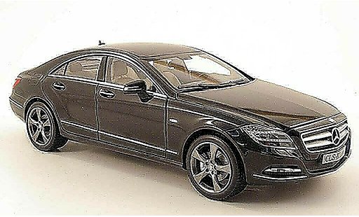 Mercedes Classe CLS Base 1/18 Norev (c218) black 2011 diecast model cars