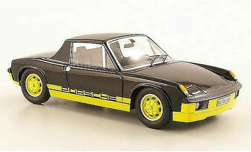 Porsche 914 Base 1/43 Schuco black/yellow ''Bumblebee'' diecast model cars