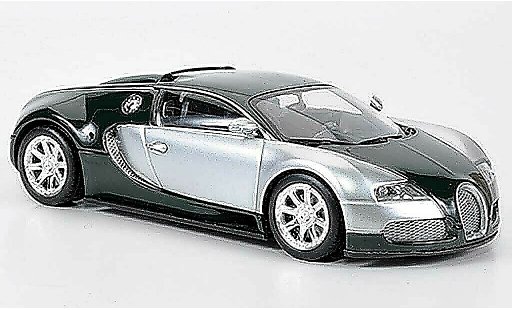 Bugatti Veyron Edition Centenaire 1/43 Minichamps Chrom/green 2009 diecast model cars
