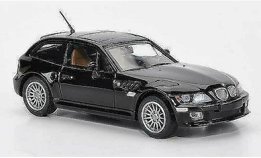 Bmw Z3 coupe 1/43 Minichamps black 2001 diecast model cars