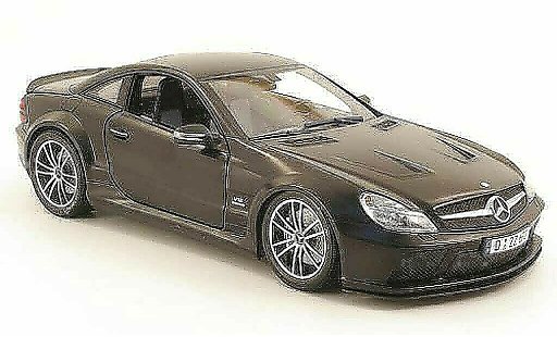 Mercedes Classe SL 65 1/18 Minichamps amg (r230) black series mattblack 2009 diecast model cars
