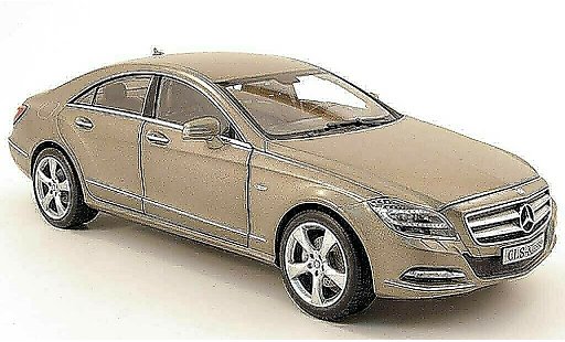 Mercedes Classe CLS Base 1/18 Norev (c218) matt grey 2011 diecast model cars