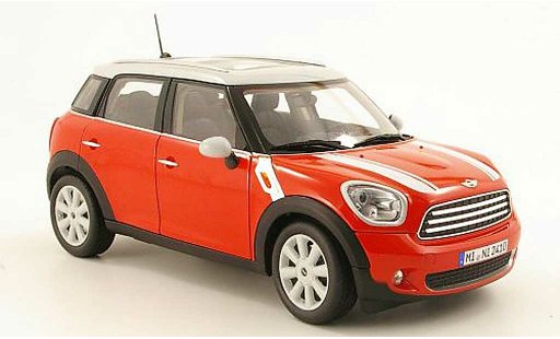 Mini Countryman Base 1/18 Norev red/grey 2010 diecast model cars