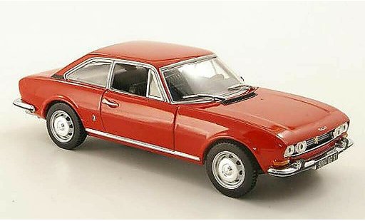 Peugeot 504 coupe 1/43 Norev red 1969 diecast model cars